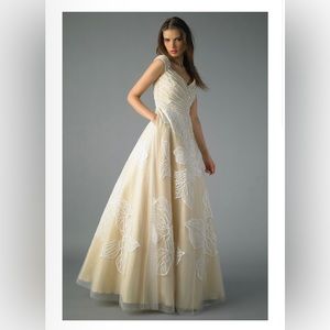 BASIX Black Label Lace Gown size 0